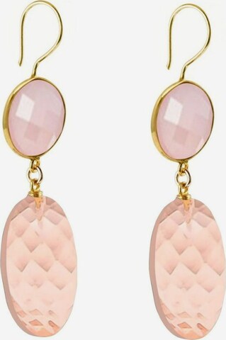 Boucles d'oreilles Gemshine en rose