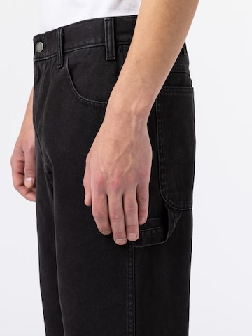 DICKIES - Regular Calças cargo 'Carpenter' em preto