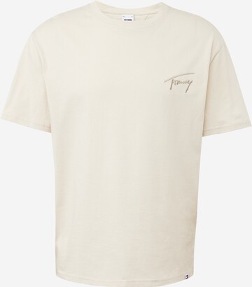 Tommy Jeans Shirt in Beige: voorkant