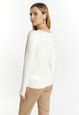 usha BLACK LABEL - Jersey 'Nowles' en blanco