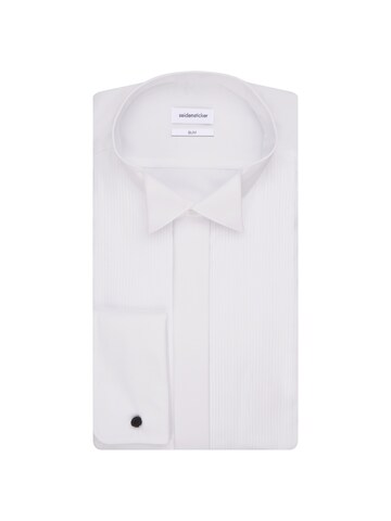 Coupe slim Chemise business SEIDENSTICKER en blanc