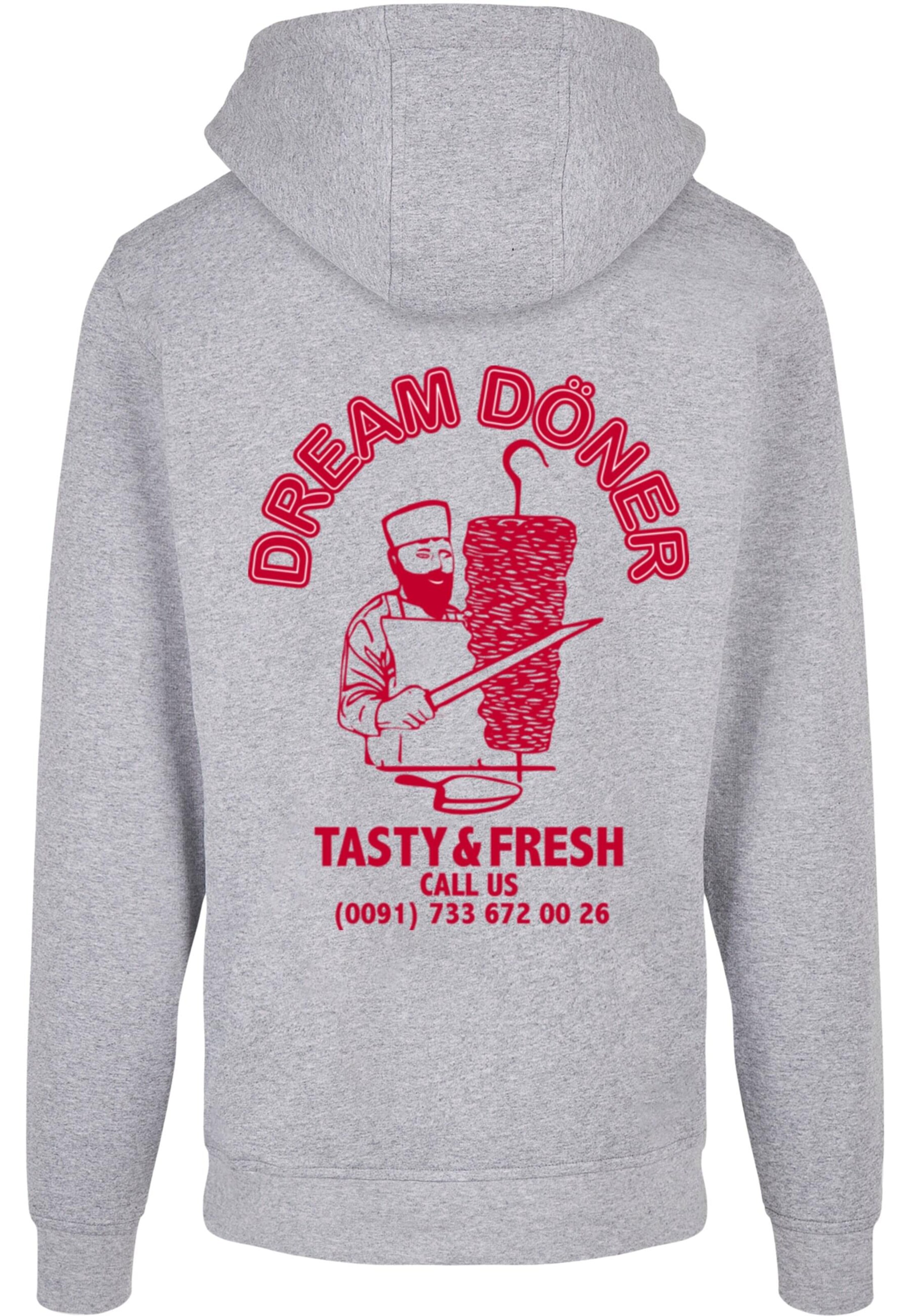 Felpa 'Dream Kebab' di Mister Tee in grigio