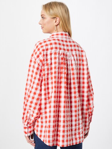 Monki Blouse in Rood