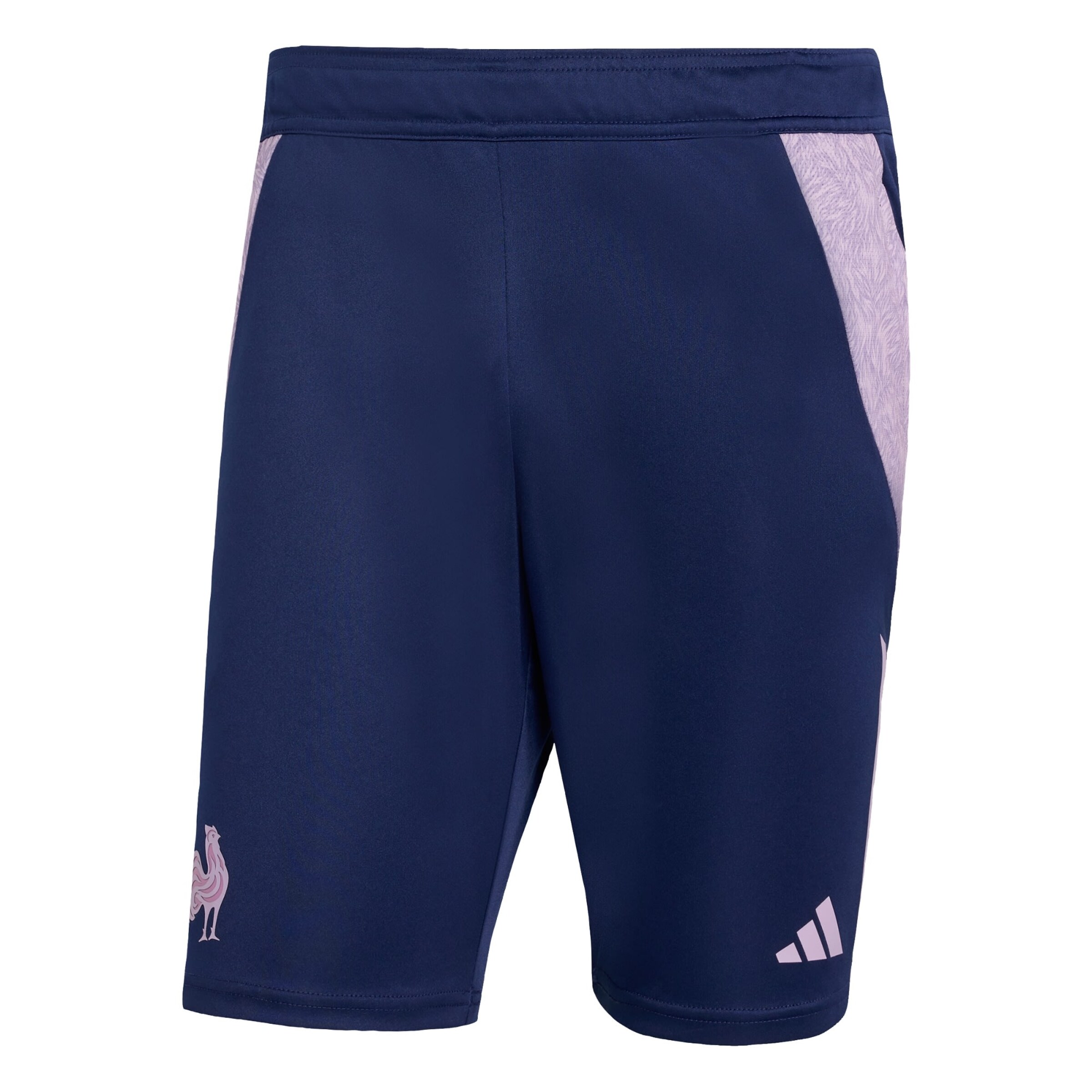 ADIDAS PERFORMANCE Sportshorts 'France' in dunkelblau / flieder / lavendel, Produktansicht