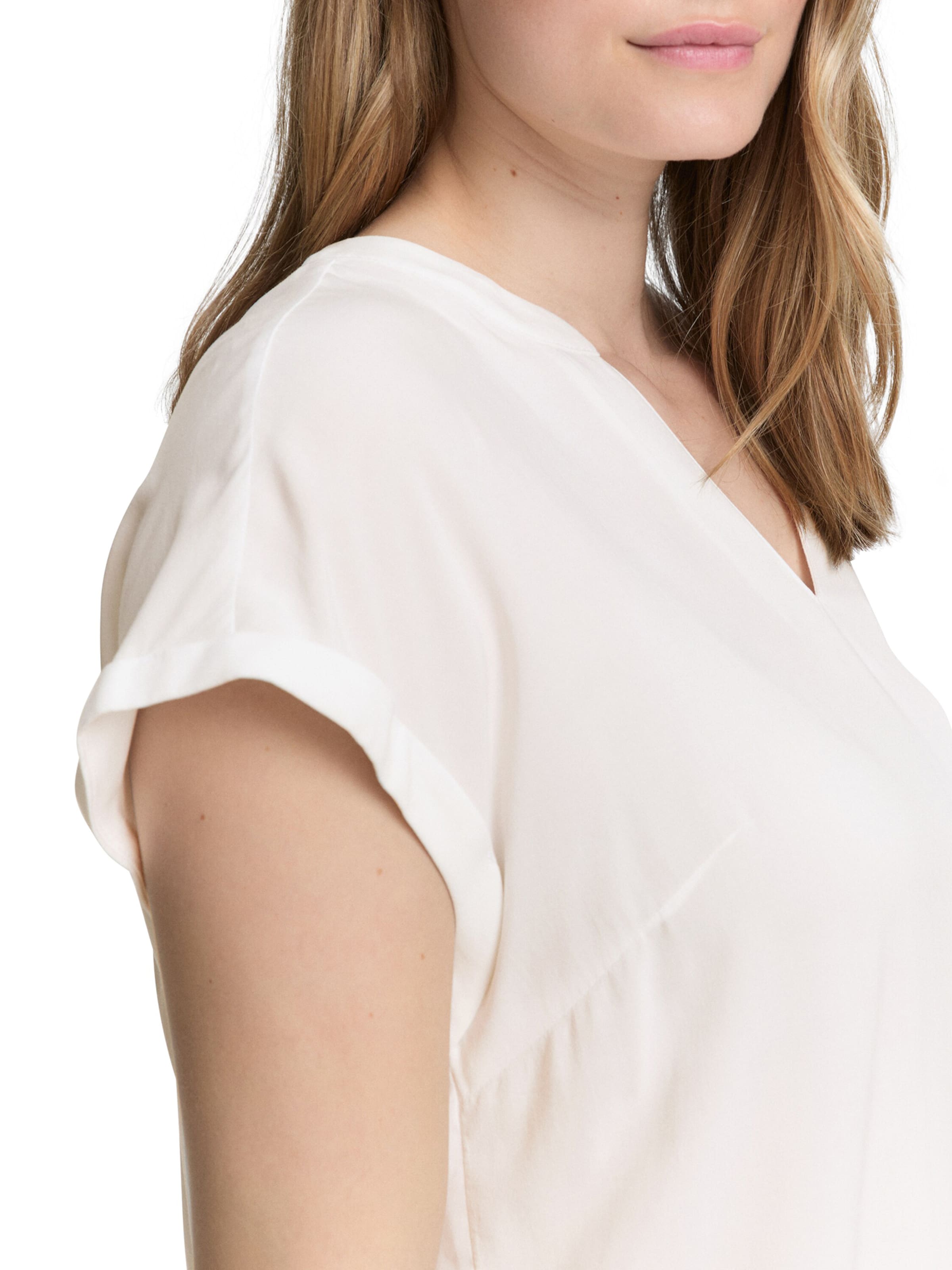 Tom Tailor Women + Pluus, värv valge