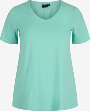 Zizzi Shirt in Green: front