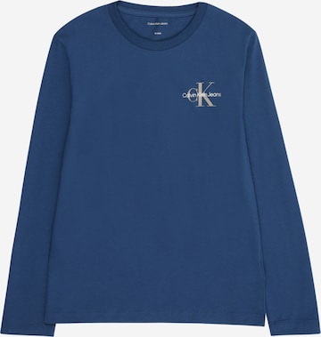 T-Shirt Calvin Klein Jeans en bleu : devant