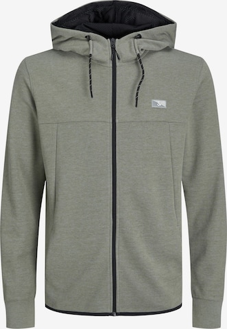 JACK & JONES Sweatjacke 'Air' in Grau: predná strana