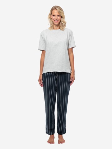 SCHIESSER Pajama 'Organic Cotton' in Grey: front