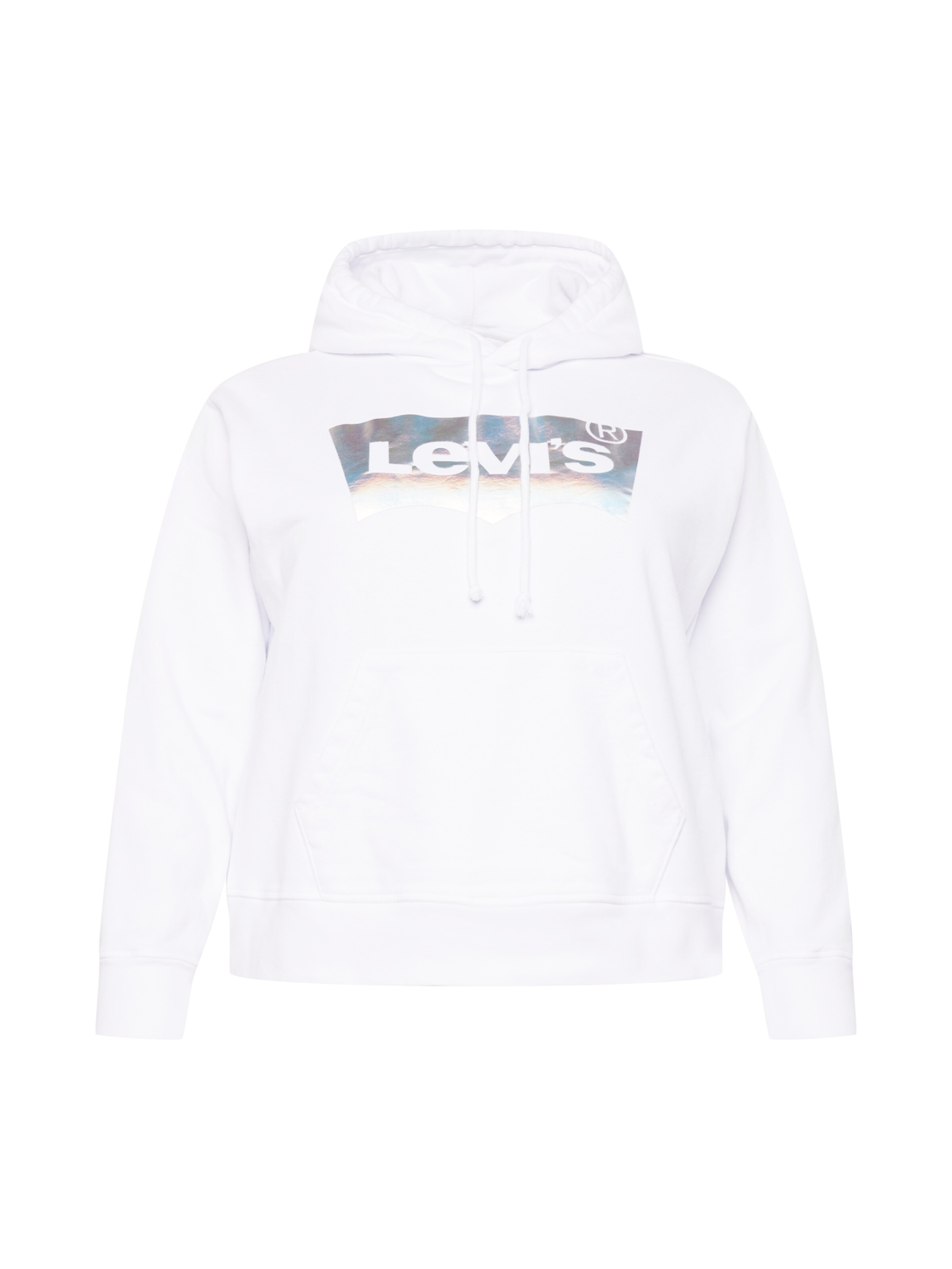 iGdk3 Donna Levis® Plus Felpa in Bianco 