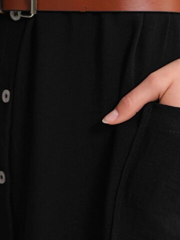 Robe-chemise MixRay en noir
