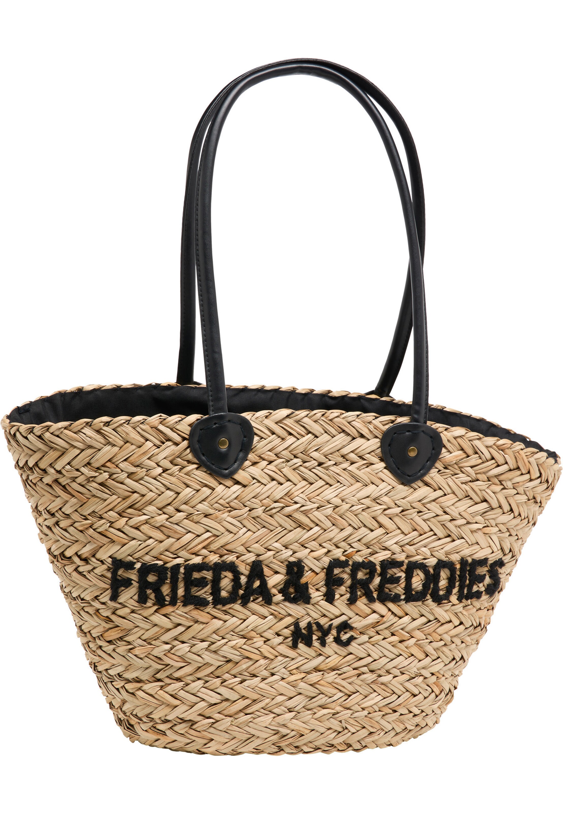 Frieda & Freddies NY Beach Bag in Beige: front