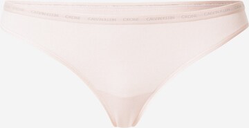 Calvin Klein Underwear Regular String in Beige: front