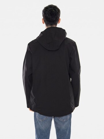 FARAH Tussenjas 'Rhodes Hooded Jacket' in Zwart