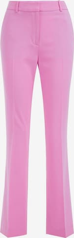 regular Pantaloni con piega frontale di WE Fashion in rosa: frontale