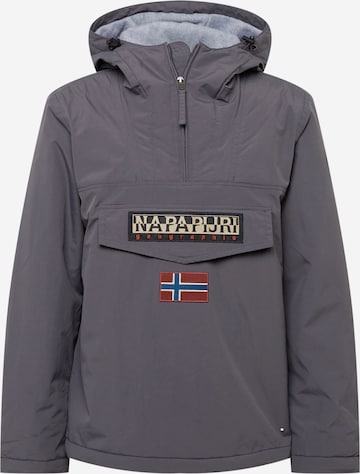 NAPAPIJRI Between-Season Jacket 'Rainforest' in Grey: front