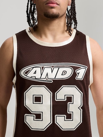 T-Shirt '93' AND1 en marron