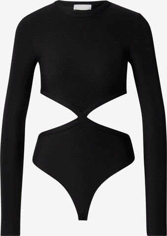 LeGer by Lena Gercke Shirt body 'Marlies' in Zwart: voorkant