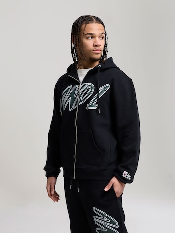 AND1 Sweatjacka 'Staple Graphic' i svart