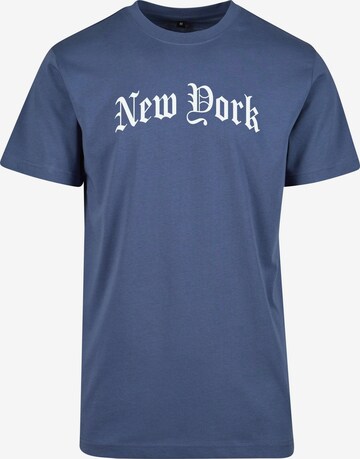 Maglietta 'New York' di Mister Tee in blu: frontale