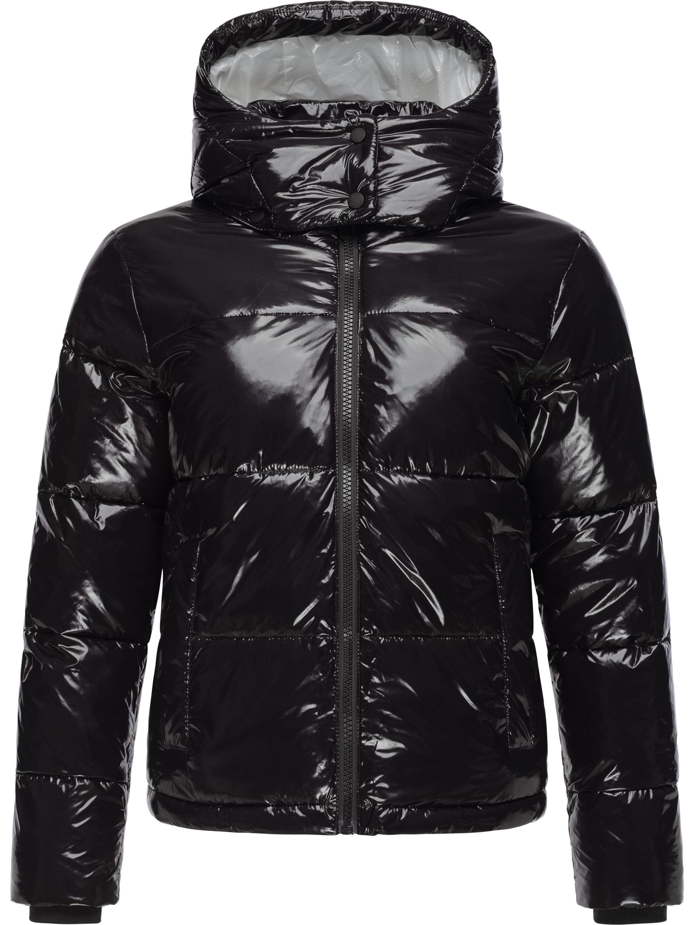 Ragwear Зимно яке 'Roobie' в черно: отпред