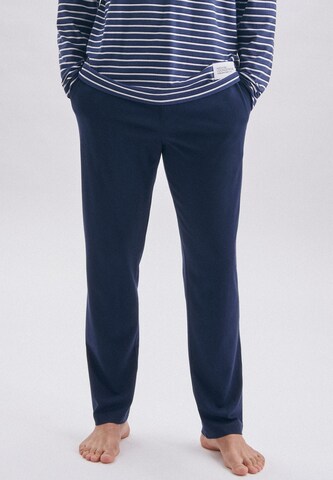 Pantalon de pyjama 'Schwarze Rose' SEIDENSTICKER en bleu : devant