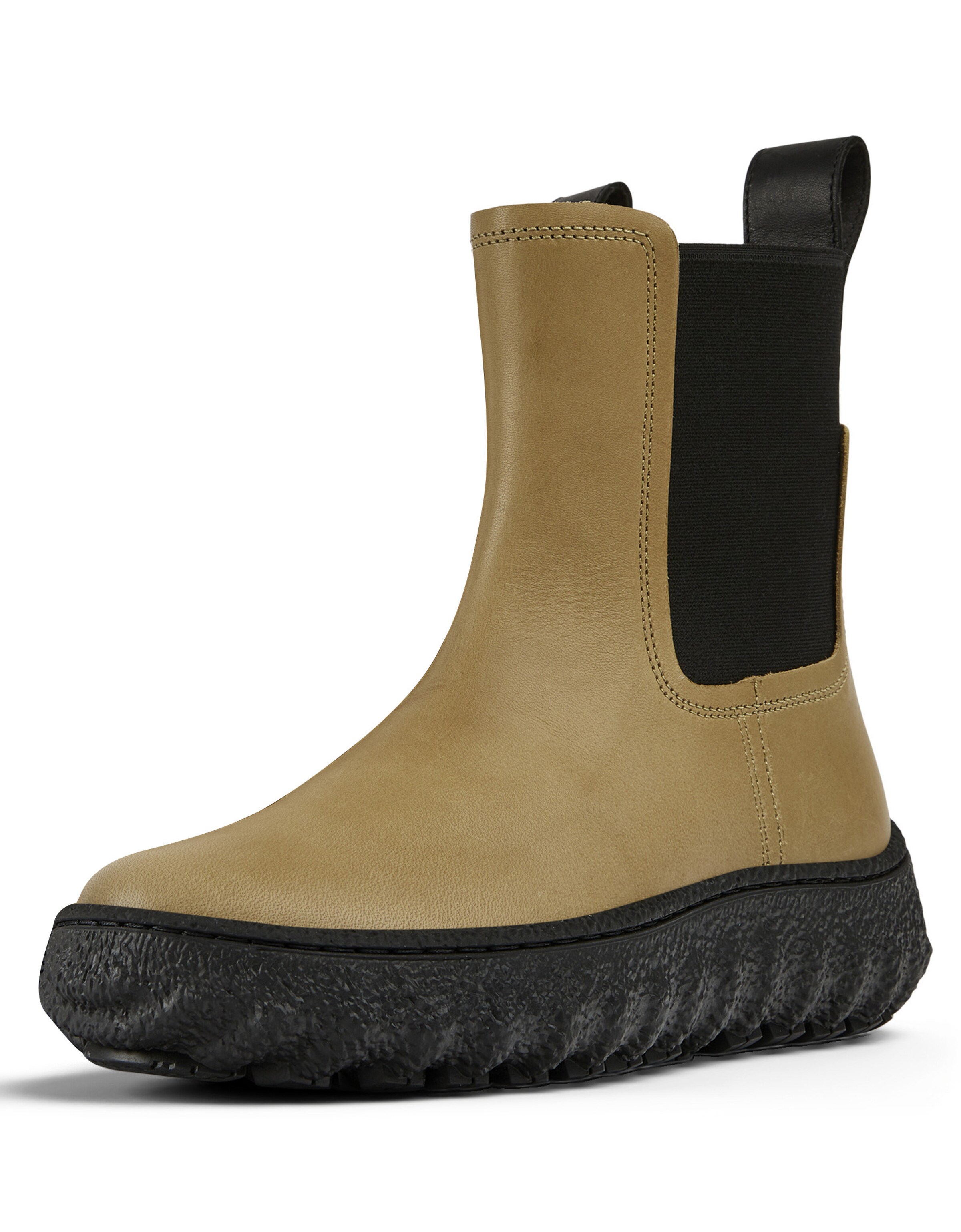 CAMPER Chelsea boots 'Ground' in Beige: front
