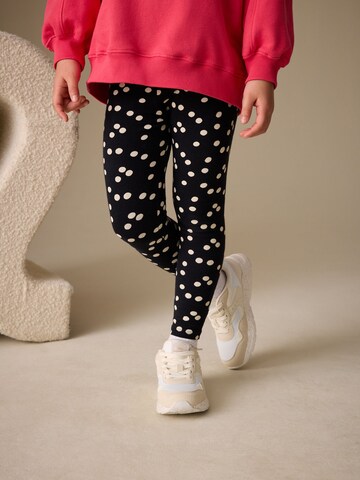 Next Skinny Leggings in Black: front