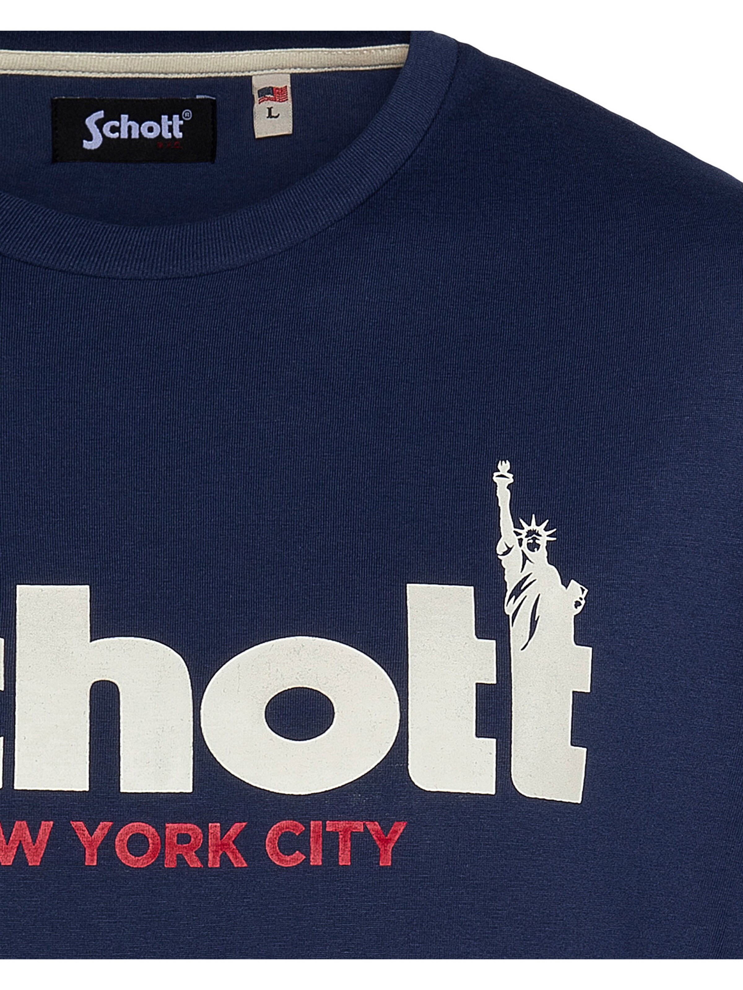 Schott NYC Shirt in Blue