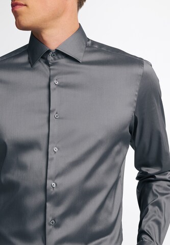 ETERNA Slim fit Button Up Shirt in Grey