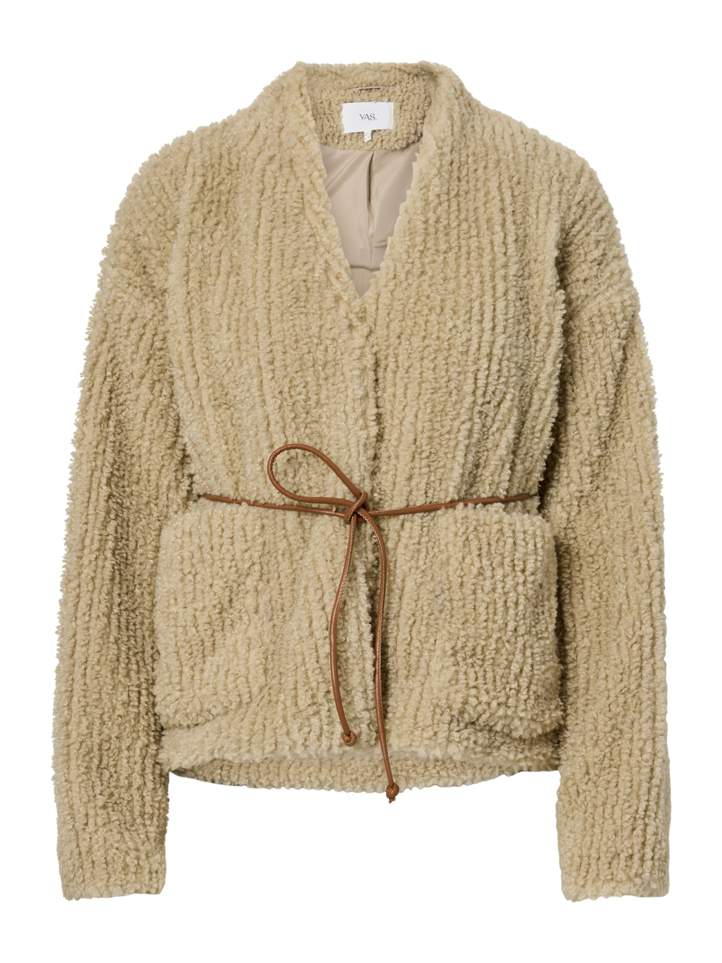 YAS Jacke in Beige: Vorderseite