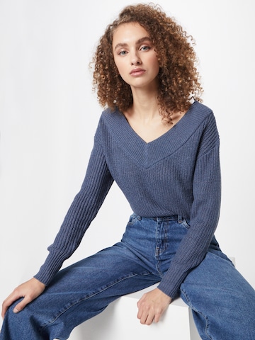 ONLY Sweater 'Melton' in Blue: front