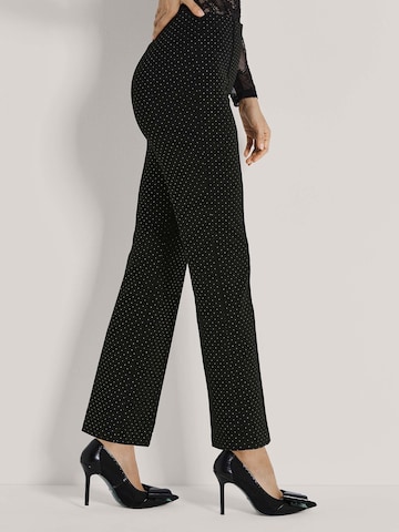 MADELEINE Regular Pantalon in Zwart