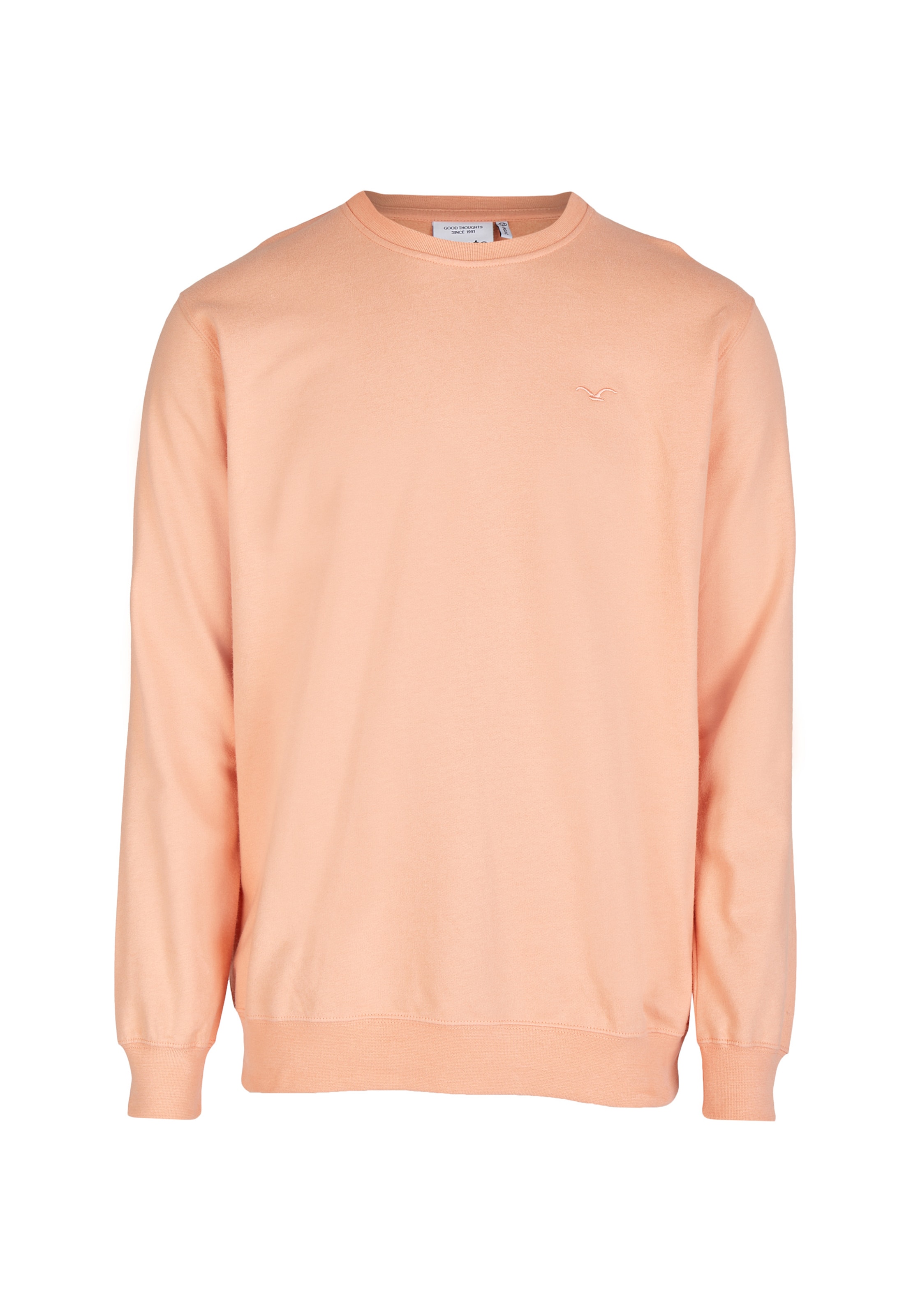 Cleptomanicx Sweatshirt 'Ligull' in Orange: Vorderseite