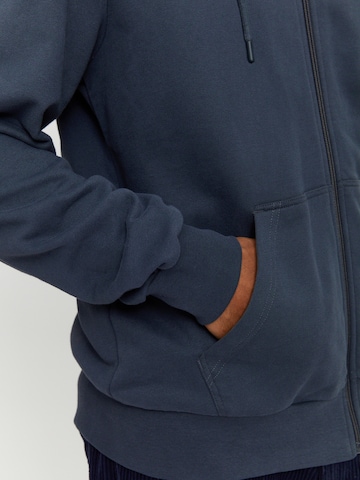 mazine Kapuzensweatjacke ' Burwood Zipper ' in Blau