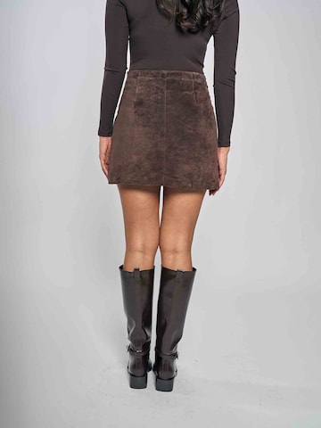 FREAKY NATION Юбка 'Twiggy Like' в Коричневый