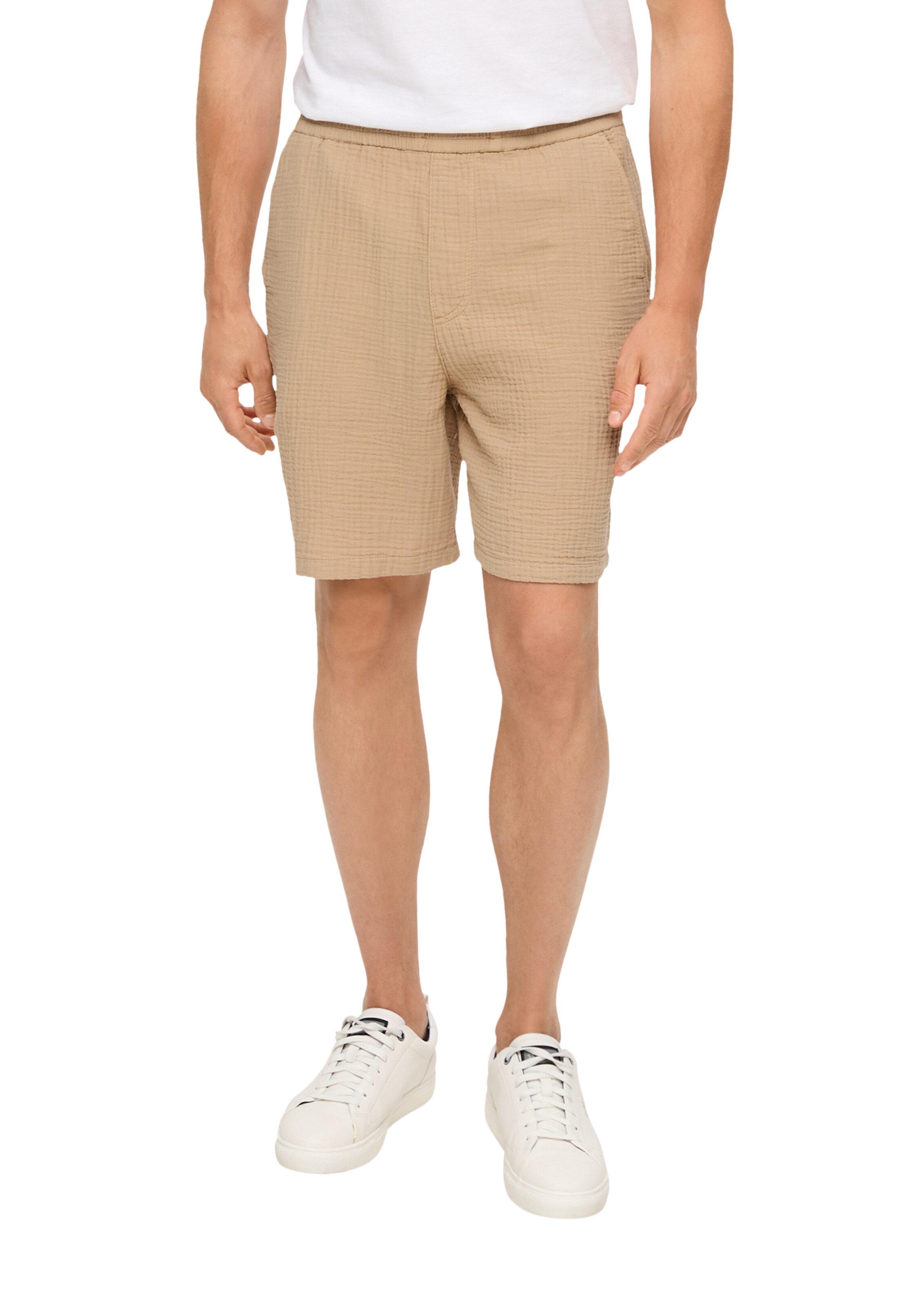 s.Oliver Loosefit Hose in Beige: Vorderseite