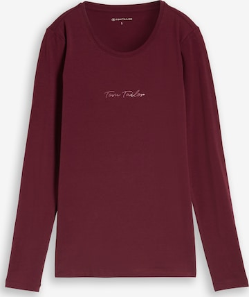 TOM TAILOR Shirt in Rot: Vorderseite