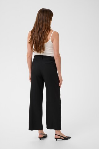 Kaffe - regular Pantalón 'LOUIS' en negro