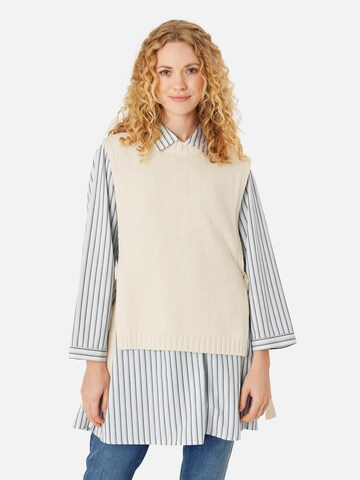 Masai Pullover 'MaFumiko' i hvid: forside