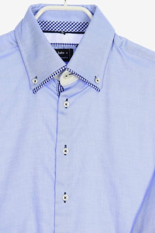 JAKE*S Button Up Shirt in M in Blue