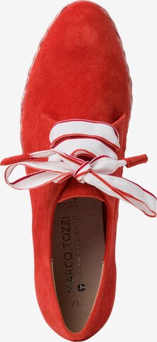 Chaussure à lacets MARCO TOZZI by GUIDO MARIA KRETSCHMER en rouge
