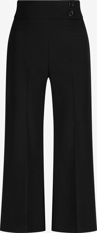 Nicowa Loose fit Pleated Pants 'Coradue' in Black: front