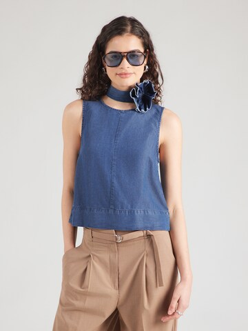 Chemisier 'ONLDORSI CHARIS' ONLY en bleu : devant