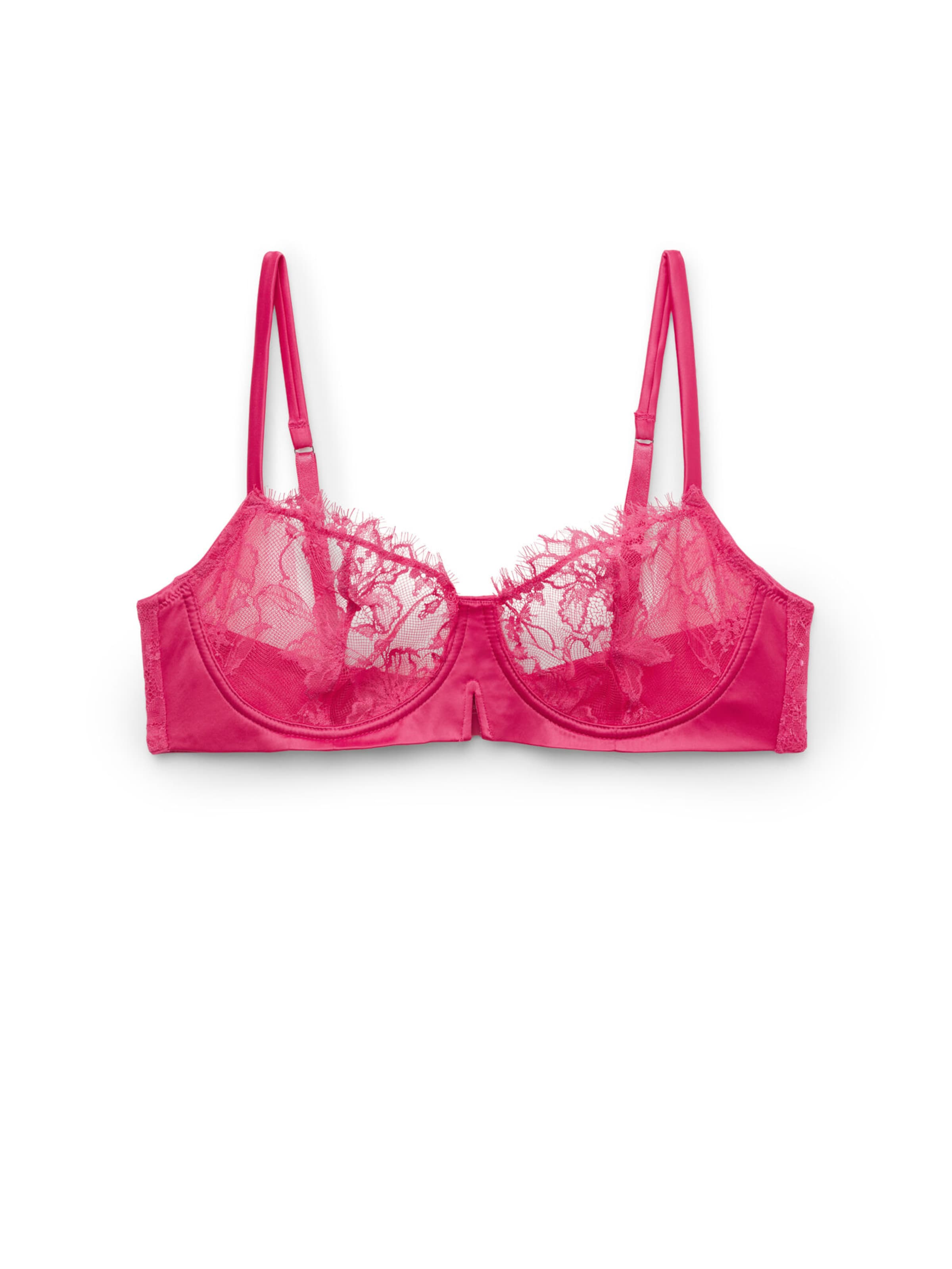 INTIMISSIMI Balconette Bra 'Denise Bright Florals' in Pink: front