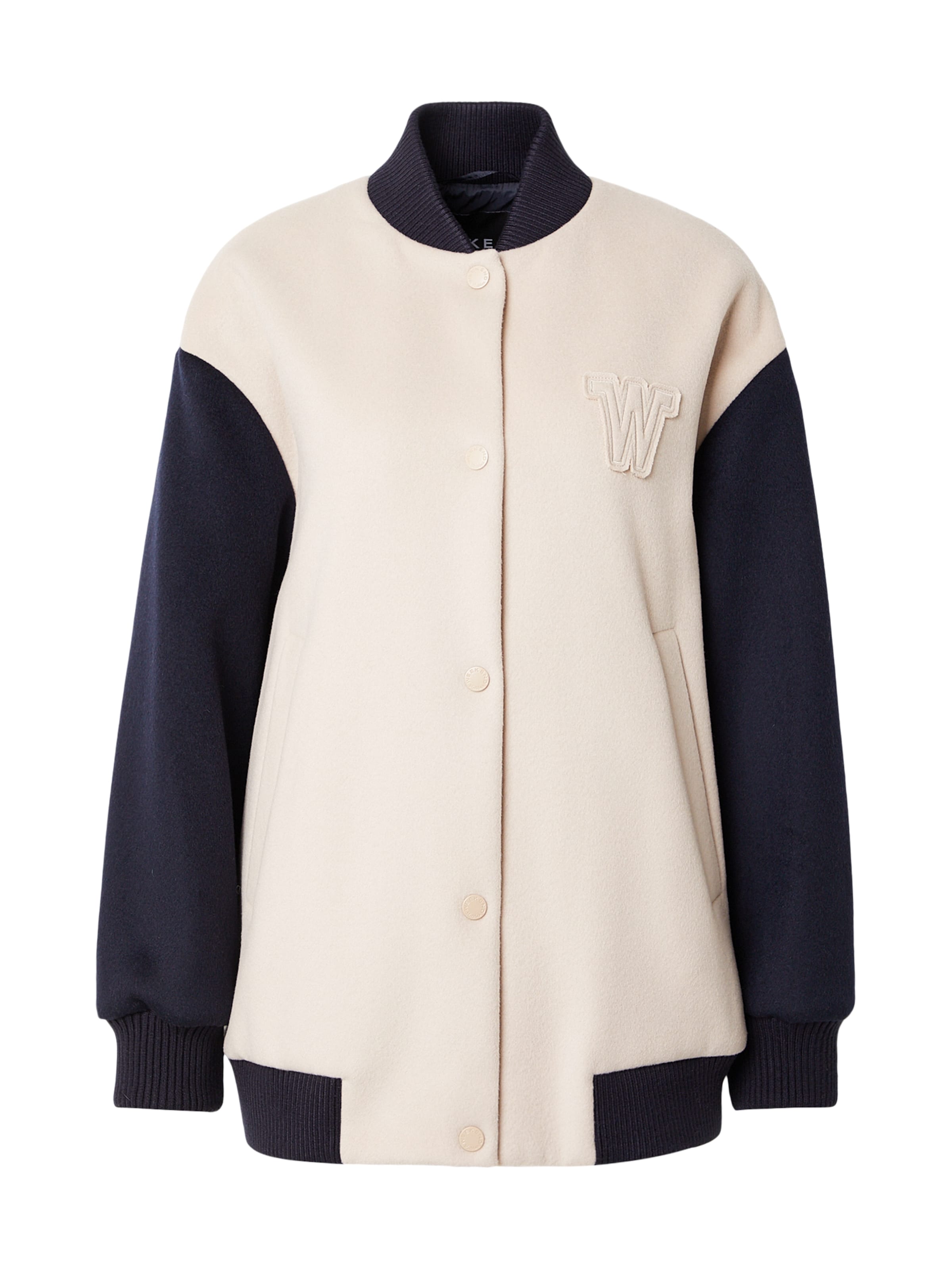 Weekend Max Mara Kevad-sügisjope 'DELLISSE' liiv / tumesinine, Tootevaade