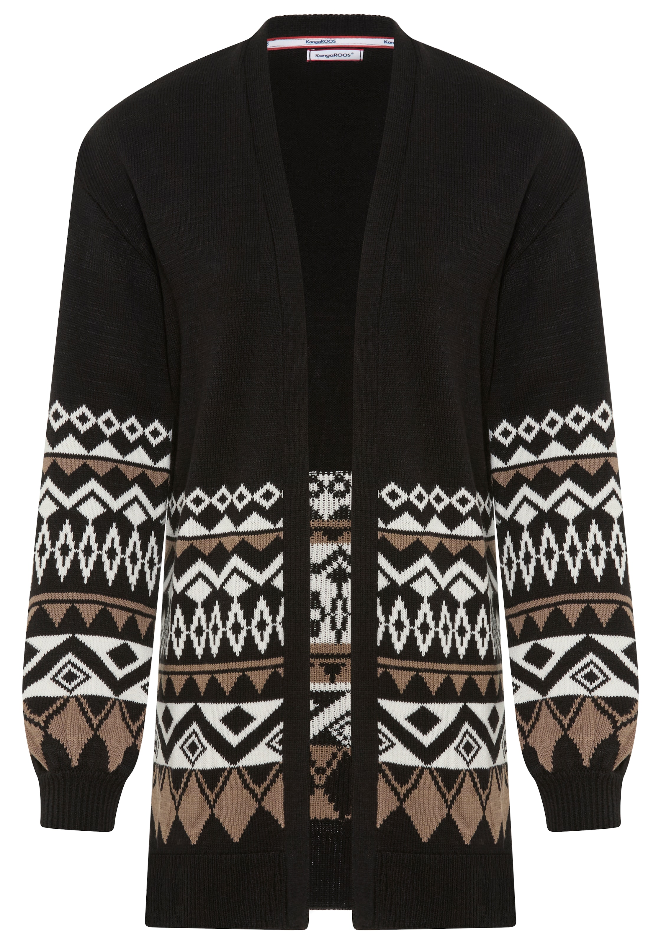 KangaROOS Strickjacke in Braun: Vorderseite
