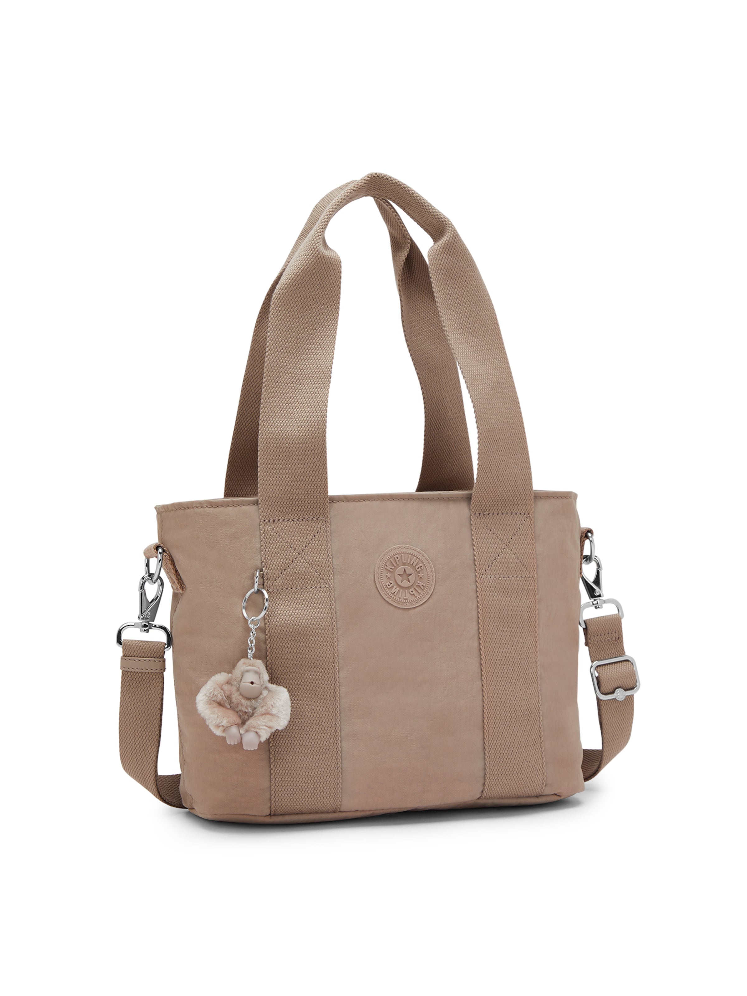 KIPLING - Bolso de mano 'Minta M Up' en beige