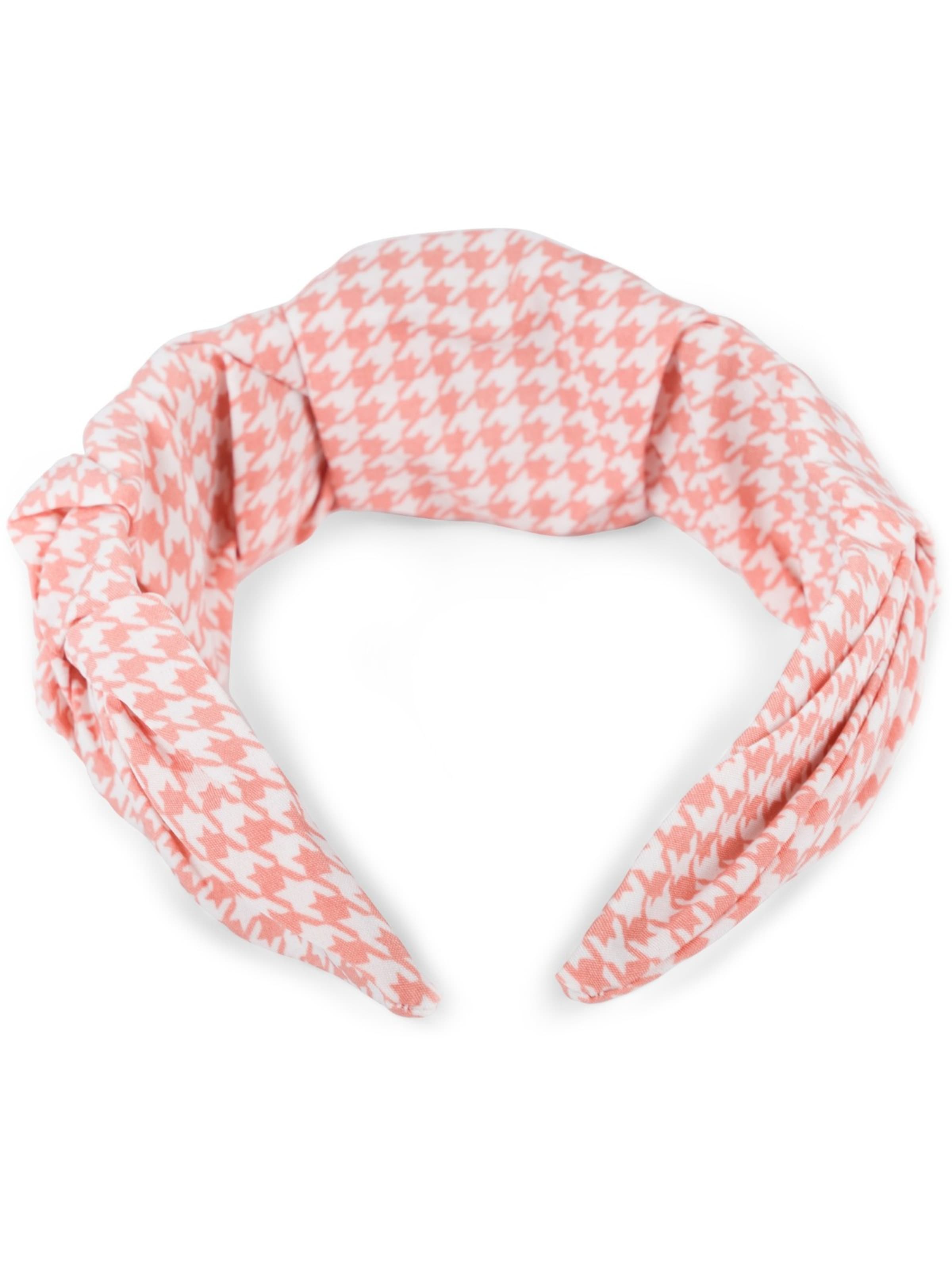 styleBREAKER Haarschmuck 'Haarreif mit Hahnentritt Muster'‌‌‌‌‌‌‌‌‌‌ in apricot, Produktansicht