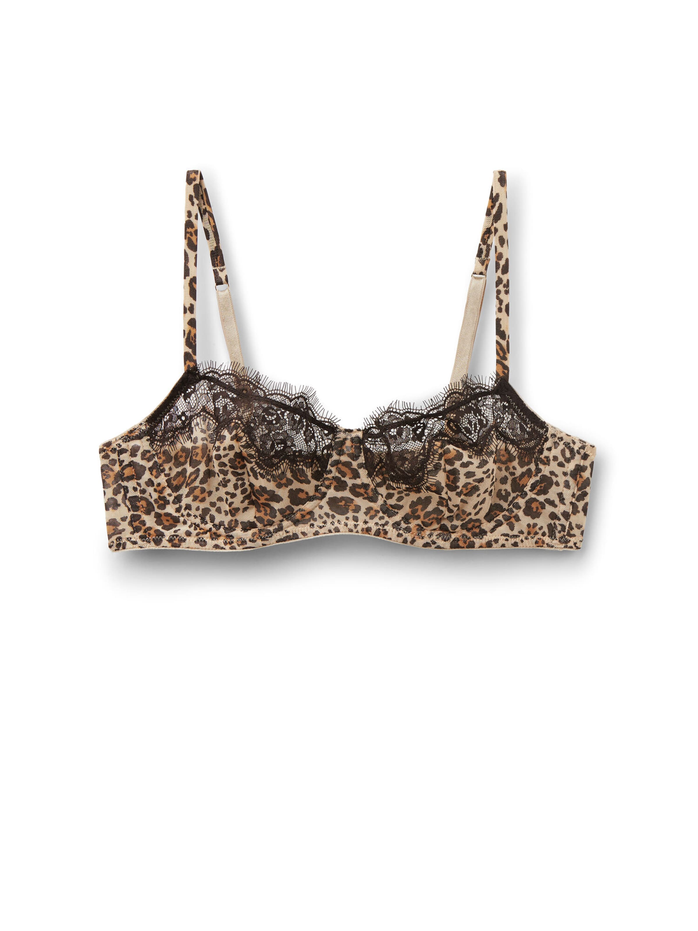 INTIMISSIMI Balconette Bra 'Simply Iconic' in Brown: front